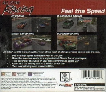 All Star Racing (EU) box cover back
